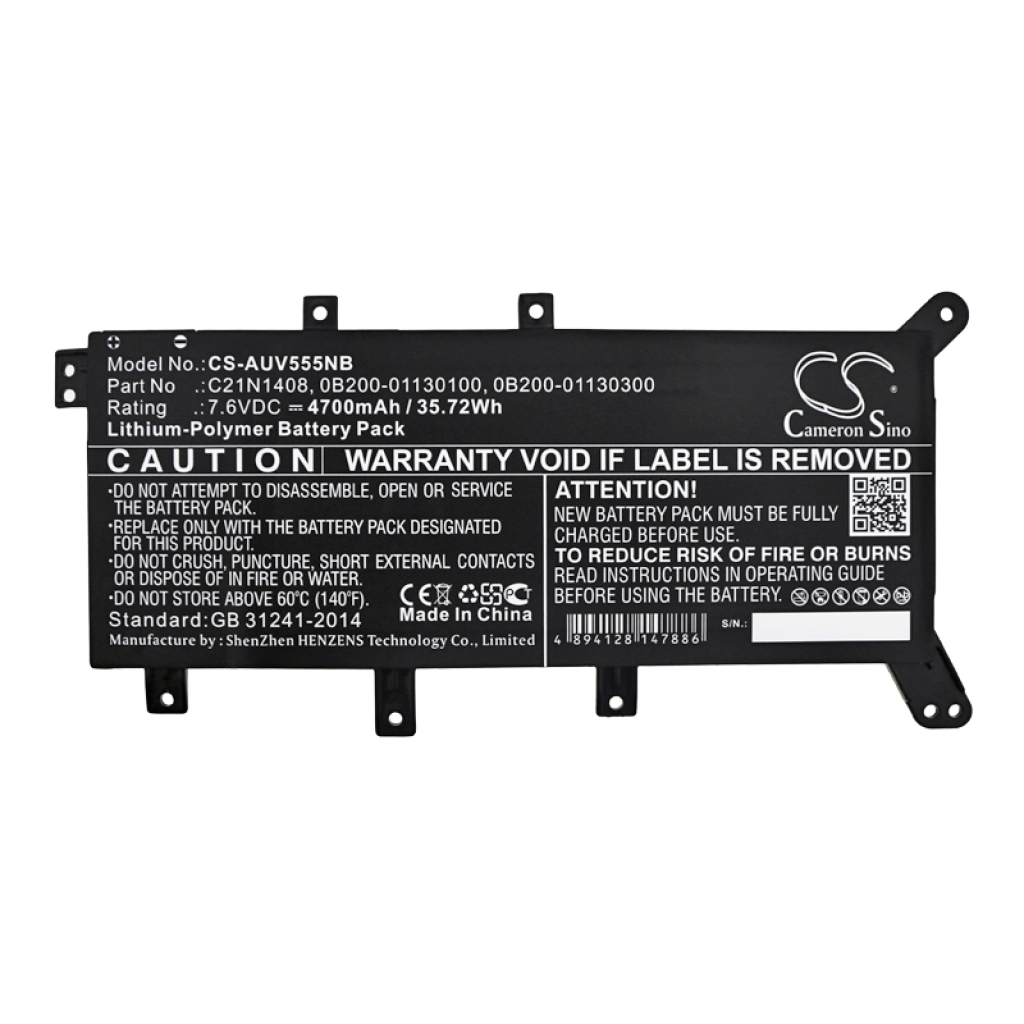 Notebook battery Asus F555LD-DM513H