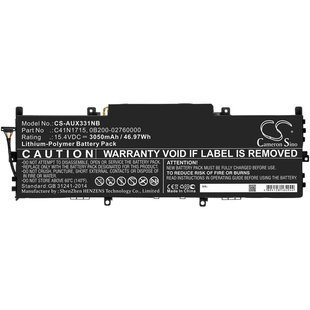 Baterii pentru laptop Asus U3100FN (CS-AUX331NB)