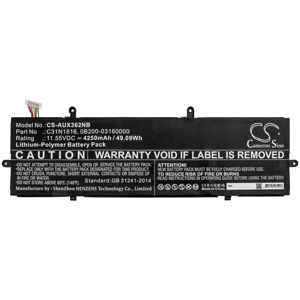 Notebook battery Asus ZenBook UX430UQ-GV235R