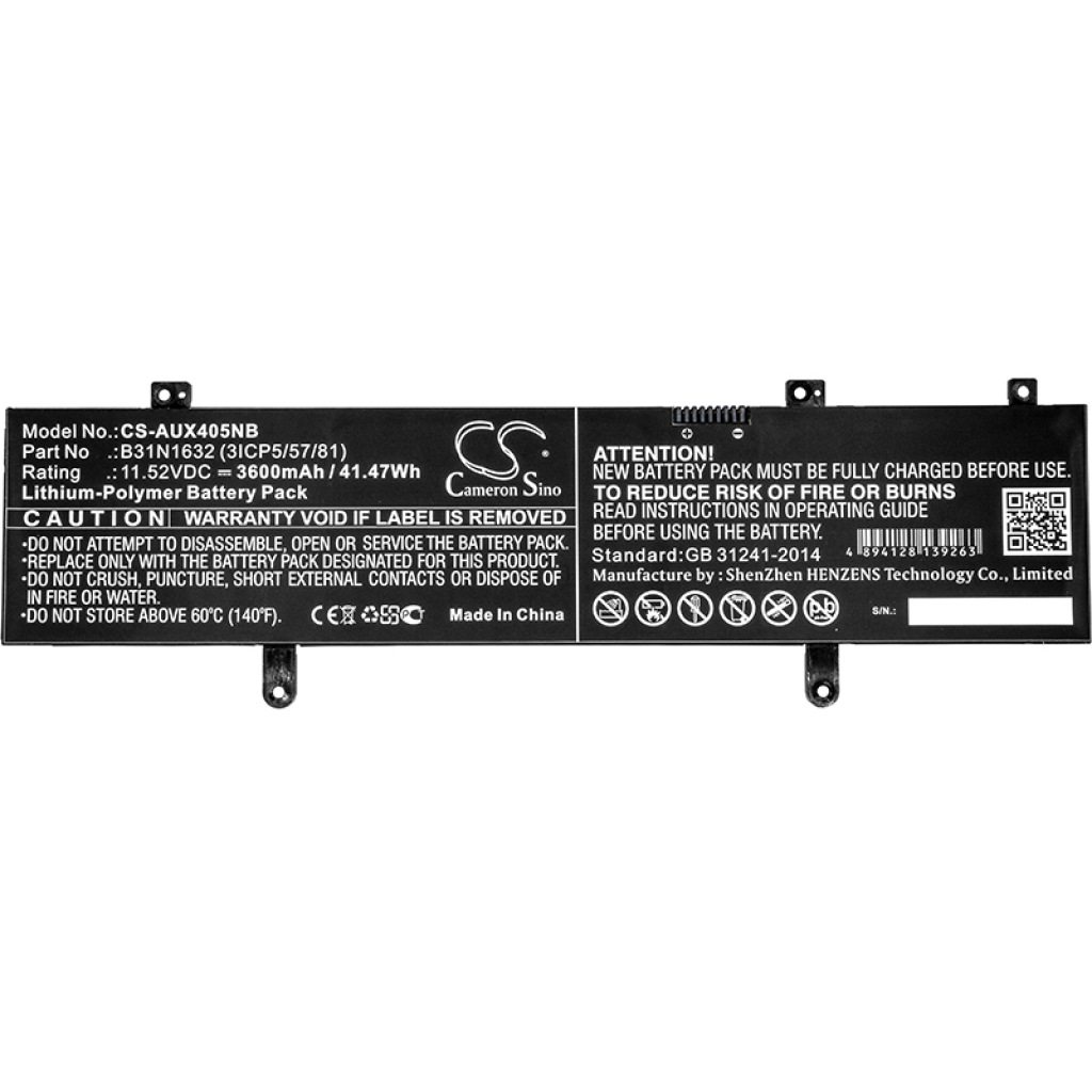 Baterii pentru laptop Asus X405UR-3B (CS-AUX405NB)