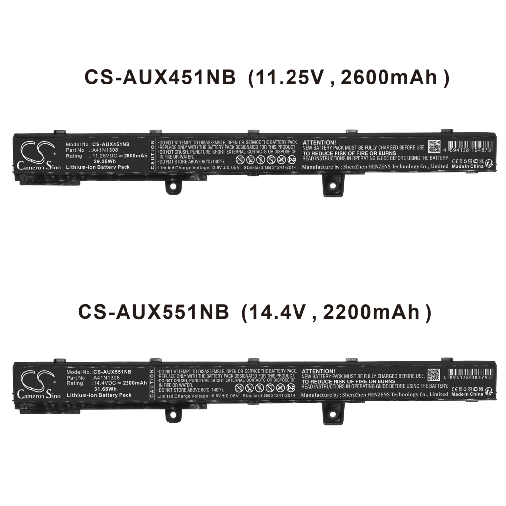 Notebook battery Asus X451CA-VX007H