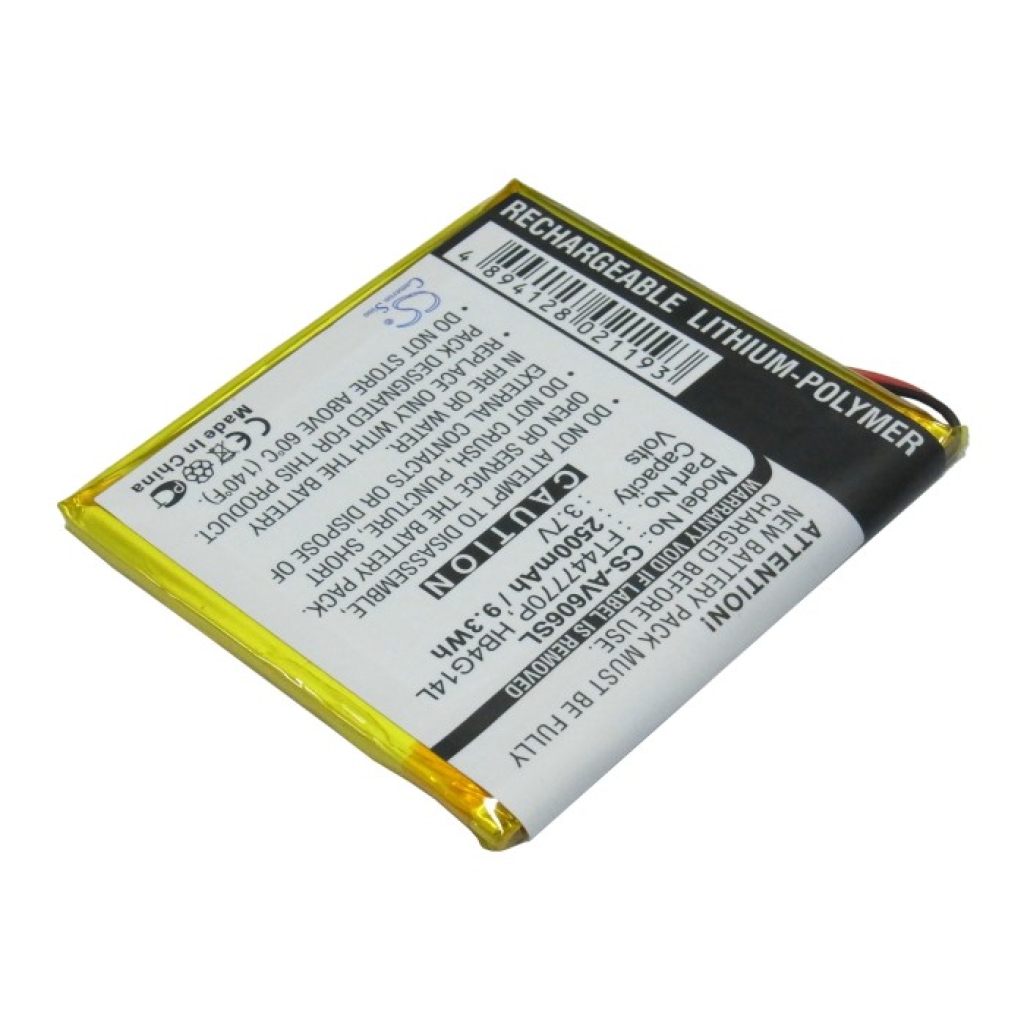 Baterii Baterie MP3, MP4, PMP CS-AV606SL