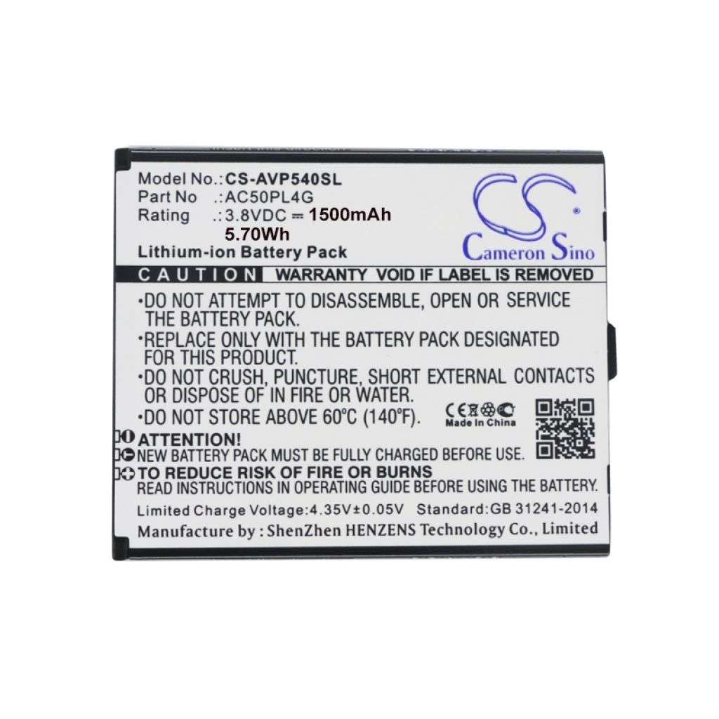 Baterie telefon mobil Intex CS-AVP540SL