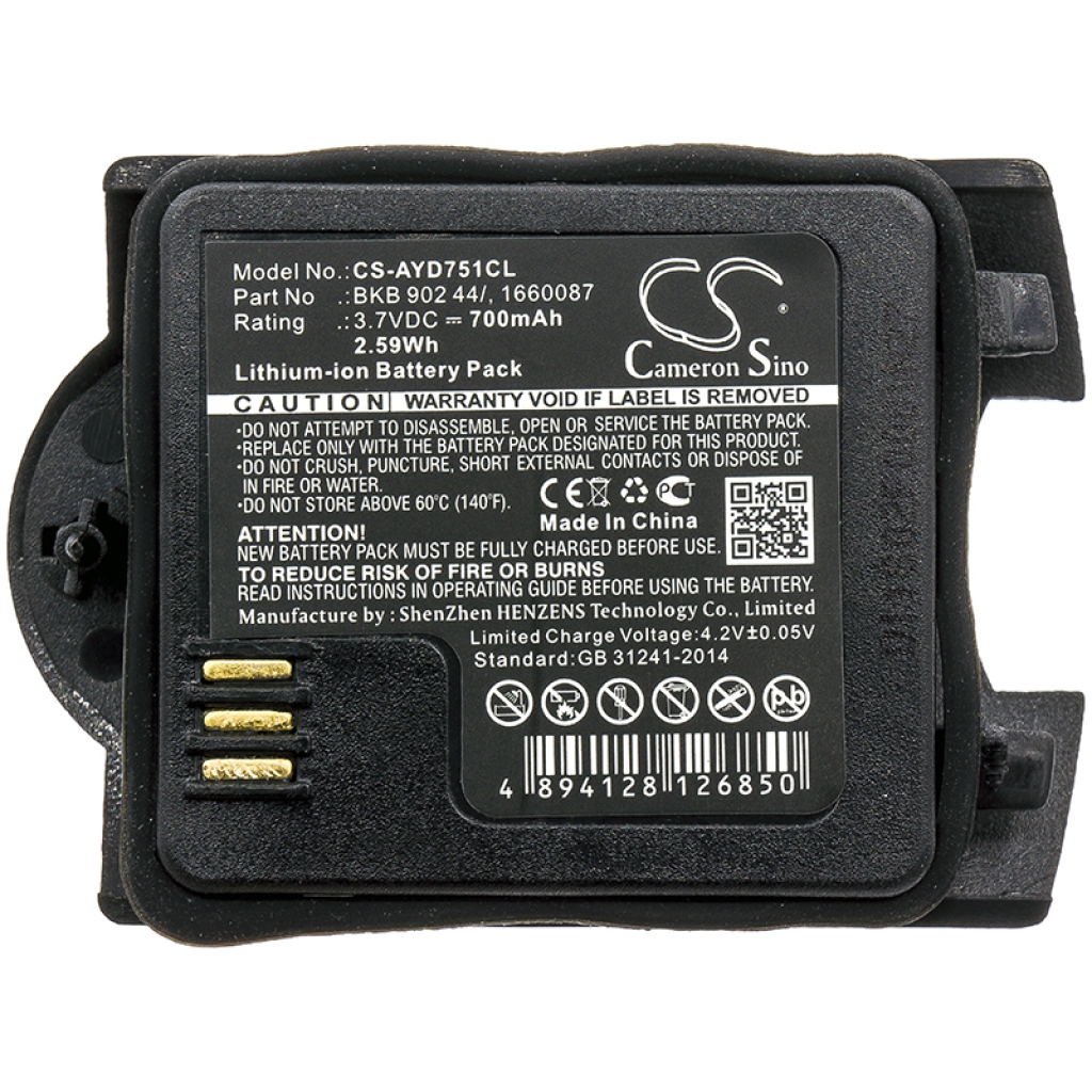 Baterie telefon fără fir Ascom Talker 9D24 MKII (CS-AYD751CL)