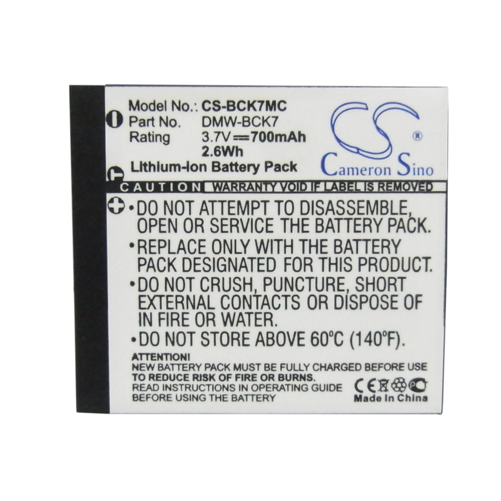 Camera Battery Panasonic Lumix  DMC-FH2K