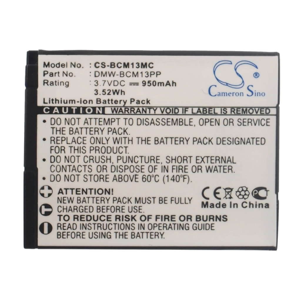 Camera Battery Panasonic Lumix DMC-LZ40