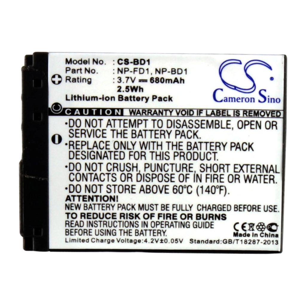 Camera Battery Sony Cyber-shotDSC-T300