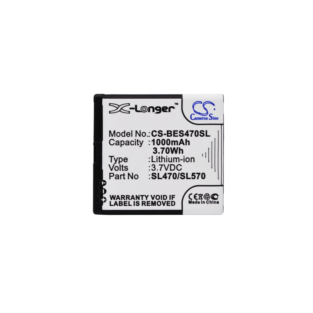 Compatible battery replacement for OLYMPIA SL470/SL570