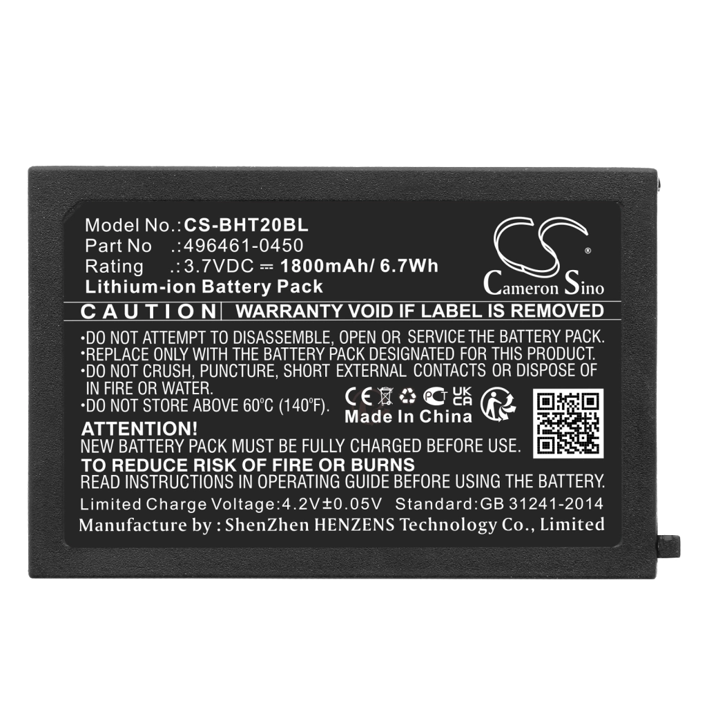 BarCode, Scanner Battery Denso CS-BHT20BL