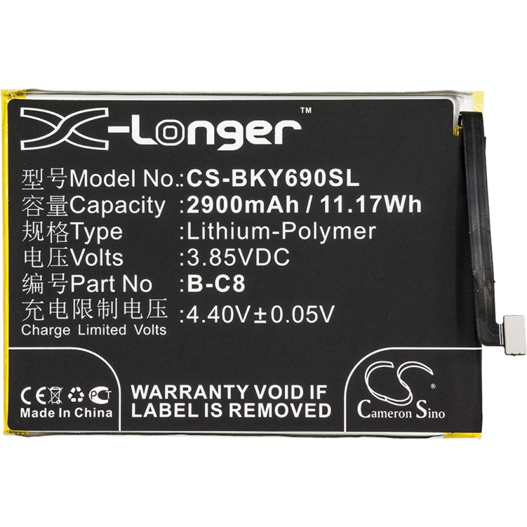 Înlocuire compatibilă pentru bateria Vivo B-C8