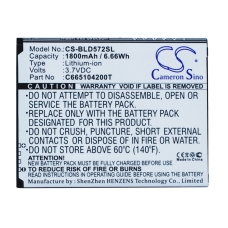 Înlocuire compatibilă pentru bateria BLU C665104200T,C765804200L