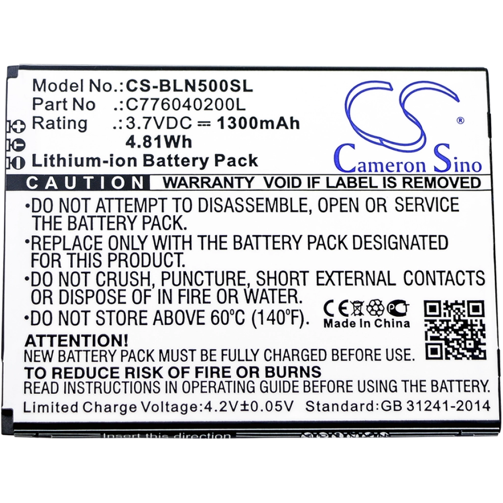 Battery Replaces C776040200L