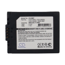 Compatible battery replacement for Panasonic CGA-S002,CGA-S002A,CGA-S002A/1B,CGA-S002E,CGA-S002E/1B...