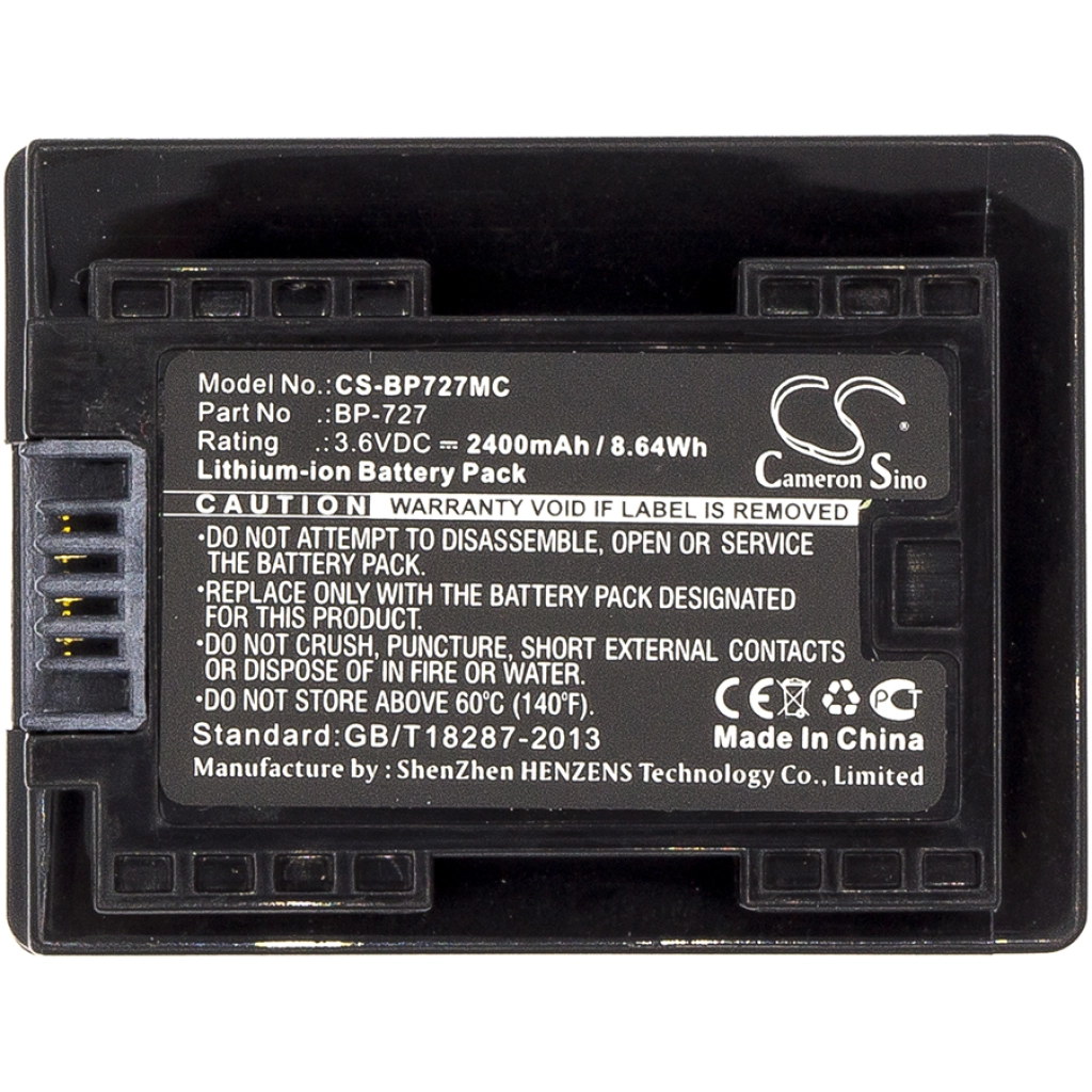 Camera Battery Canon LEGRIA HF R36