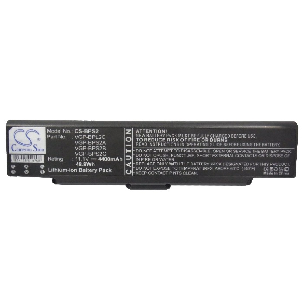 Battery Replaces VGP-BPS2C