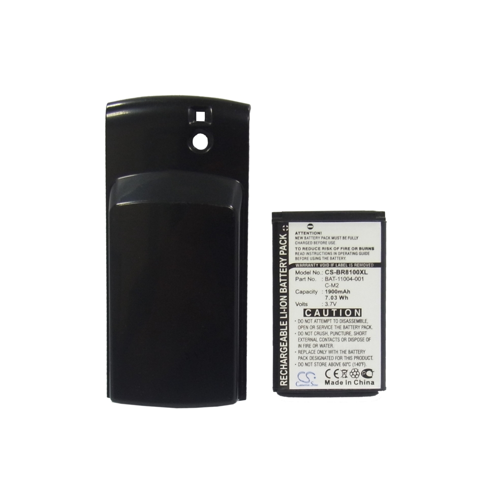 Baterie CS-BR8100XL 1900mAh BlackBerry Pearl 8100 cu capac negru