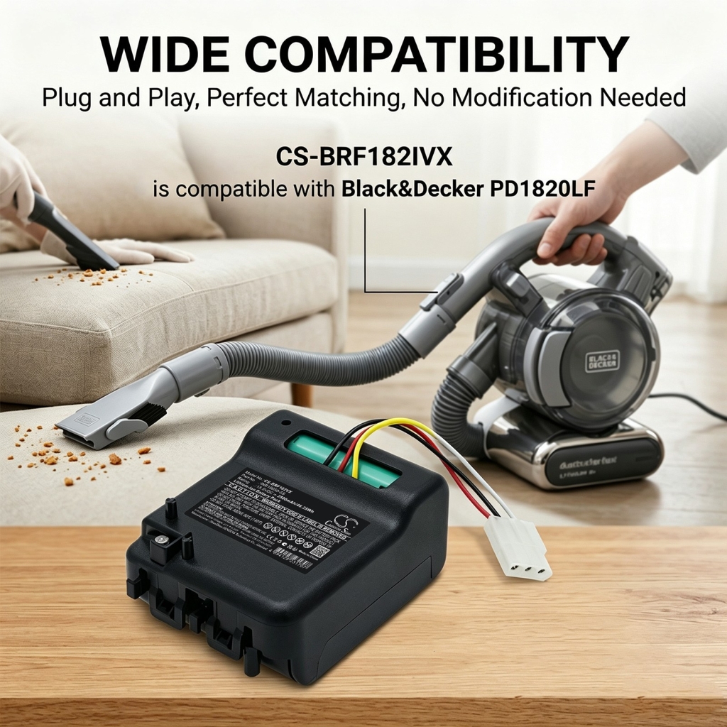 Baterii compatibil cu Black&Decker PD1820LF PD1820LF CS-BRF182VX
