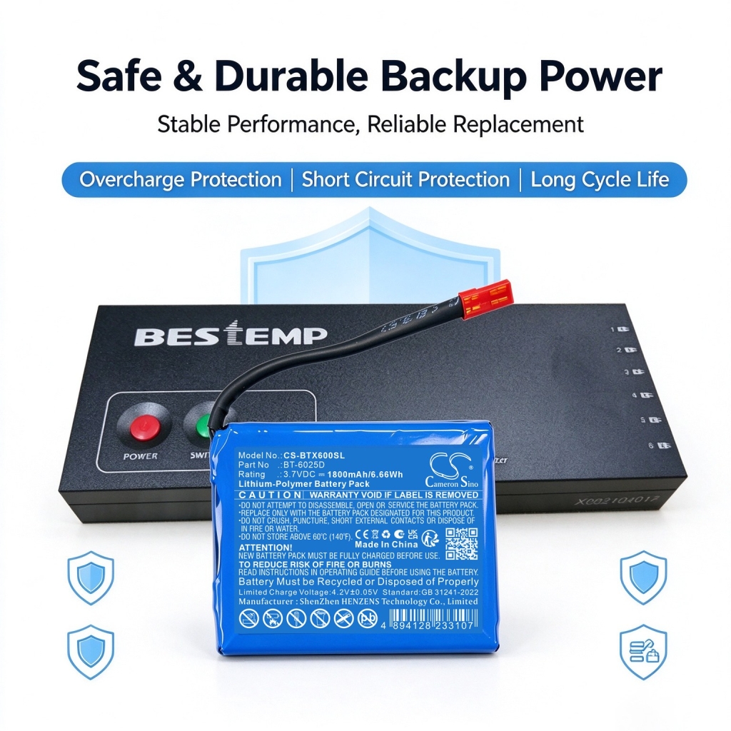 Baterii compatibil cu Bestemp X6 X6 CS-BTX600SL