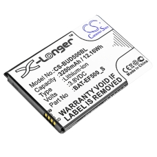Înlocuire compatibilă pentru bateria Bluebird 355040040,BAT-EF500_S,BAT-EF50S,BAT-EF50X,BAT-EF50X_E