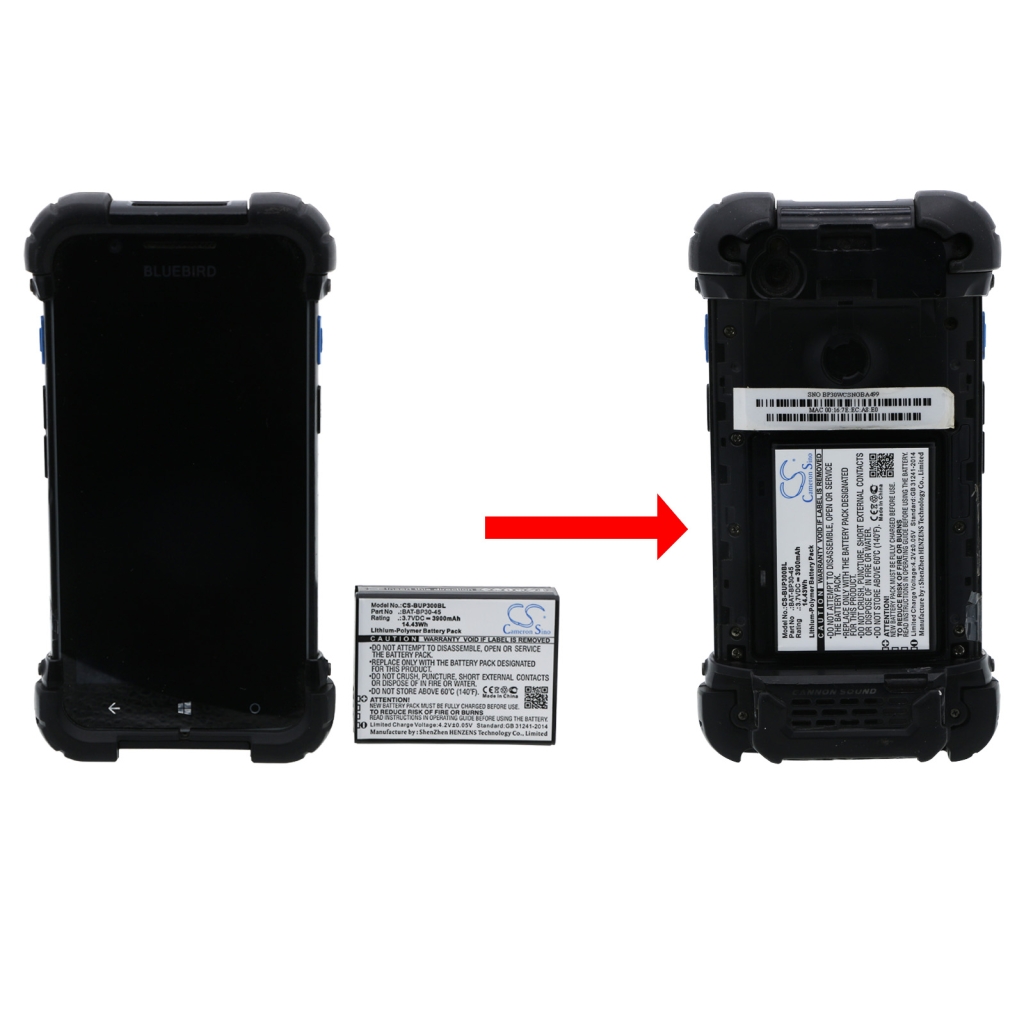 Baterie cod de bare, scanner Pidion CS-BUP300BL