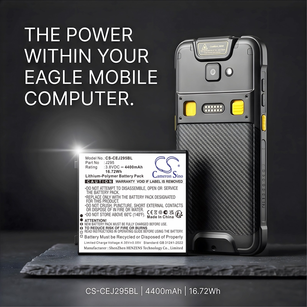Battery compatible with Capture CS-CEJ295BL