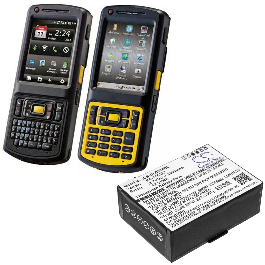 Batteries BarCode, Scanner Battery CS-CLB550BL
