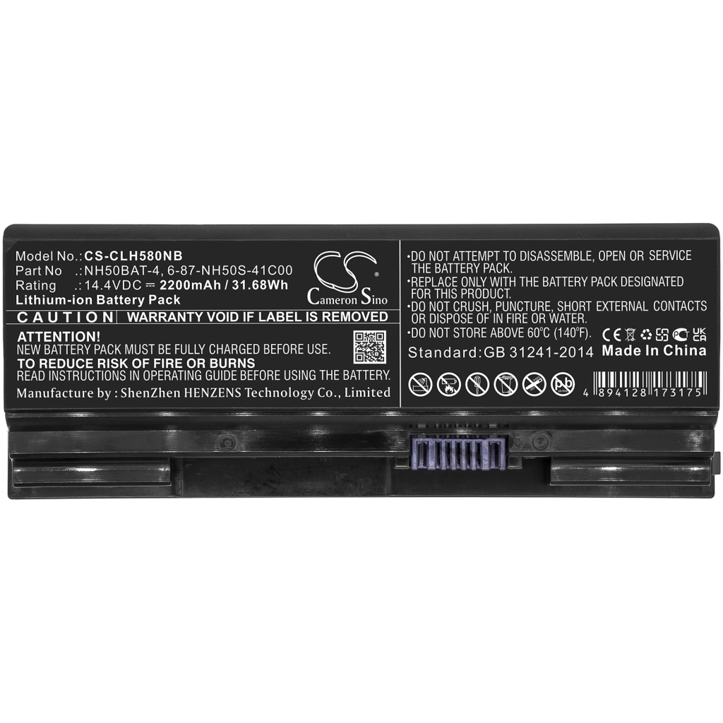 Notebook battery CLEVO NH50RC