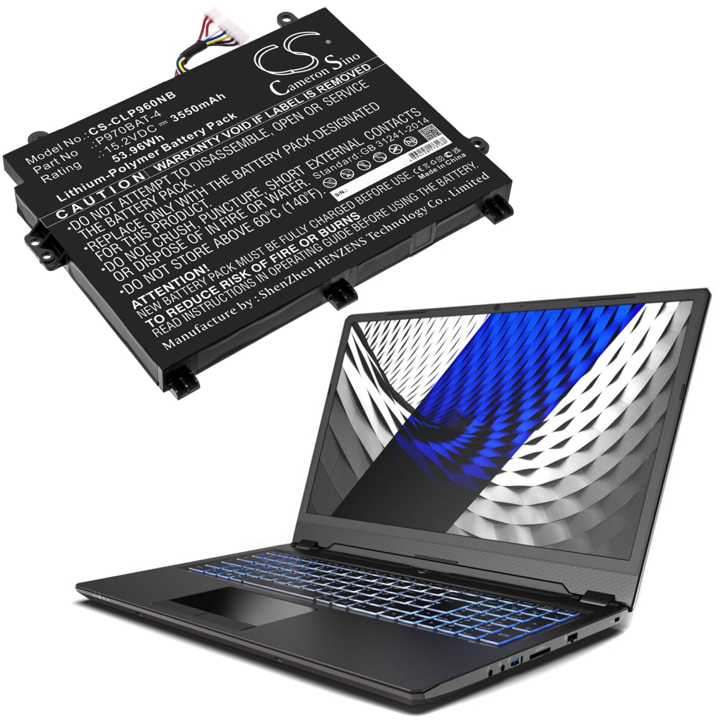 Baterii pentru laptop Mifcom SG6 i7-RTX 2080(P960RN) (CS-CLP960NB)