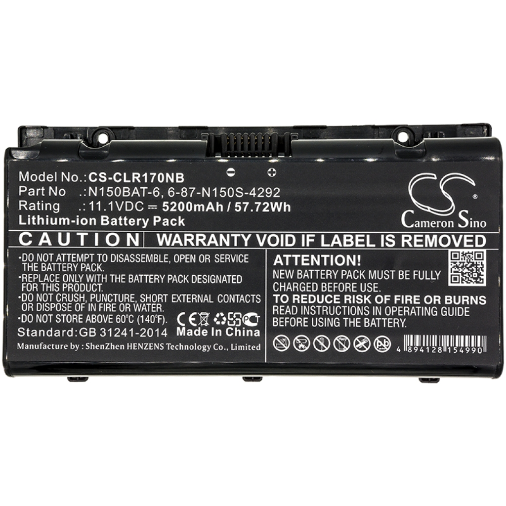 Baterii pentru laptop CLEVO N155RF (CS-CLR170NB)