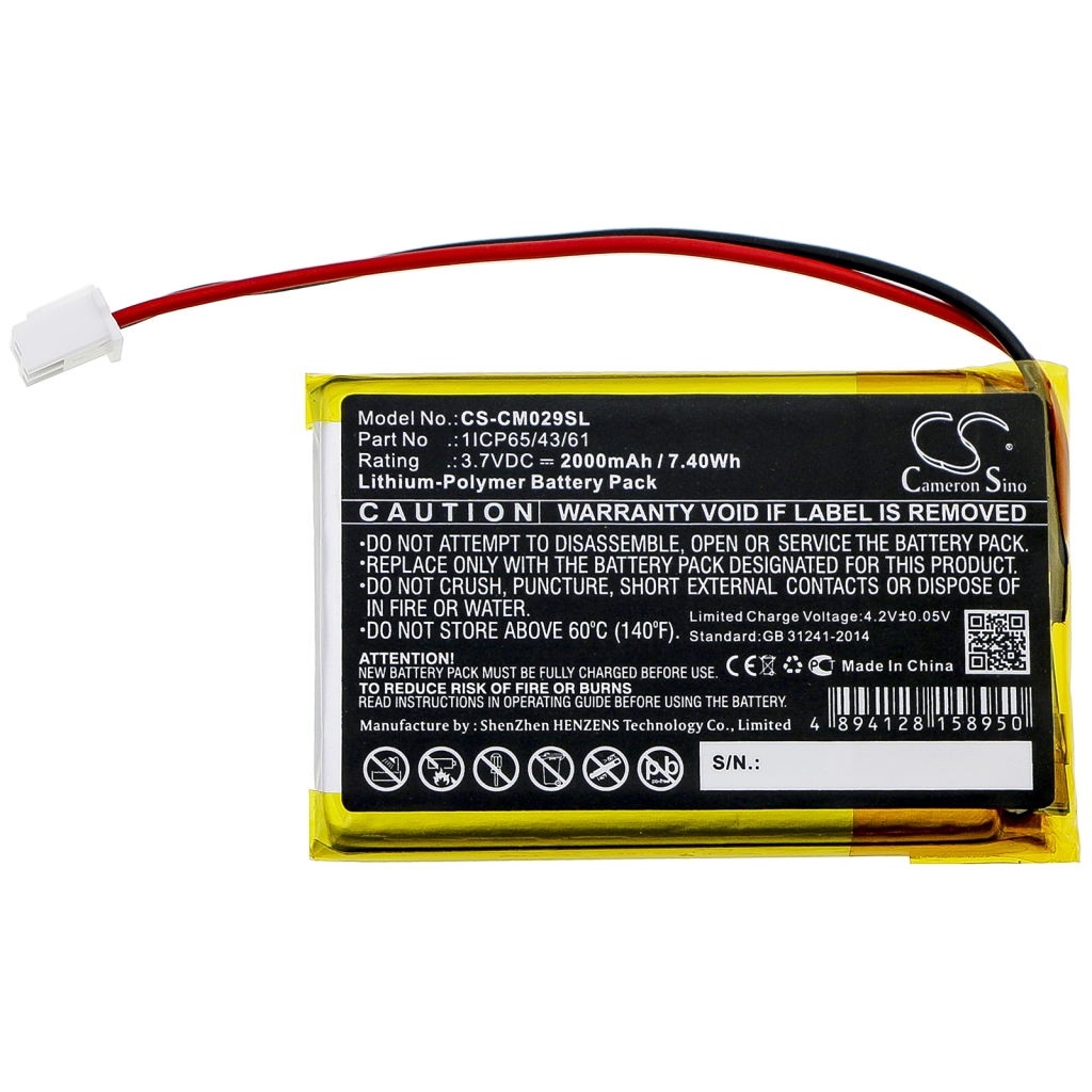 Pachete baterii personalizate CS-CM029SL