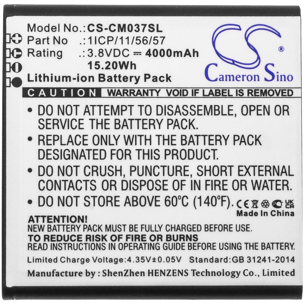 Pachete baterii personalizate CS-CM037SL