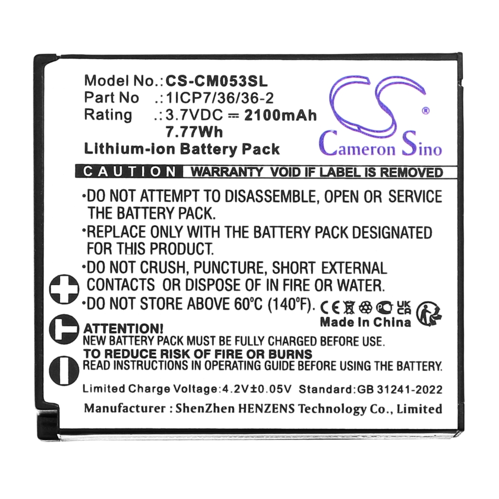 Pachete baterii personalizate CS-CM053SL