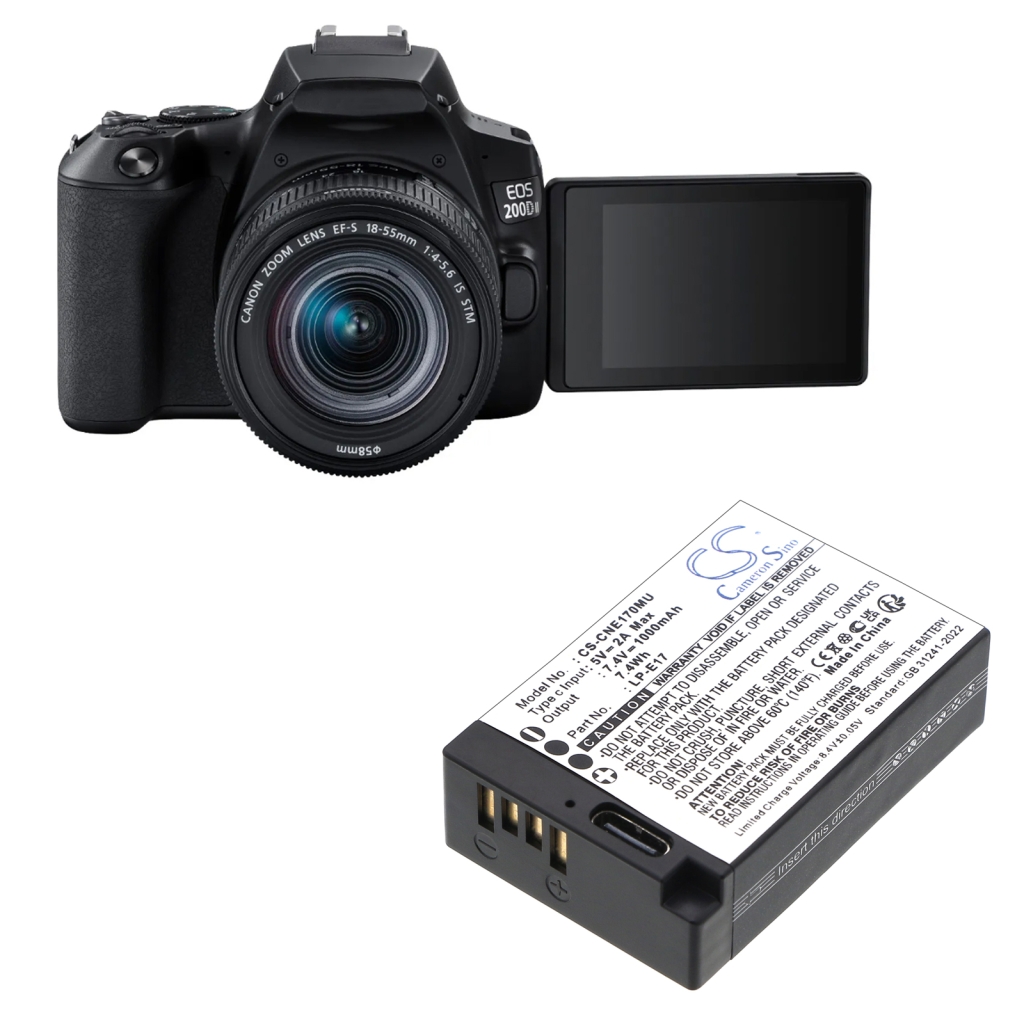 Înlocuire compatibilă pentru bateria Canon LP-E17