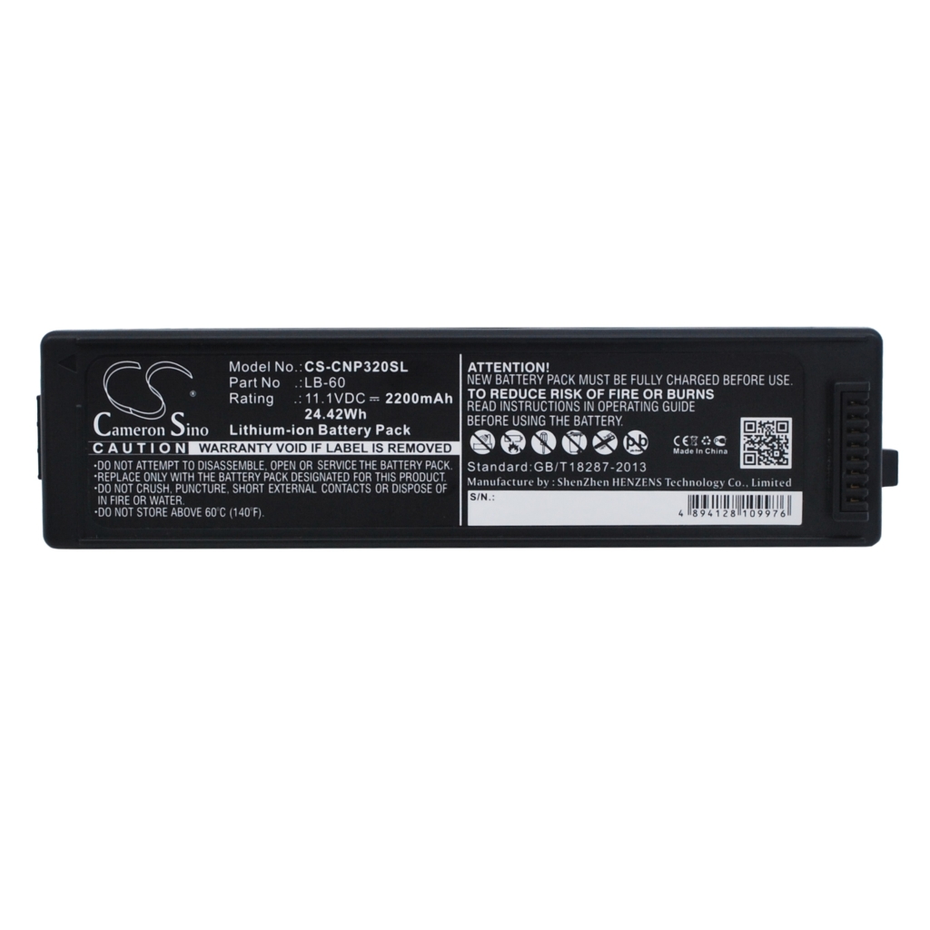 Baterii pentru laptop Canon PIXMA iP100 (CS-CNP320SL)