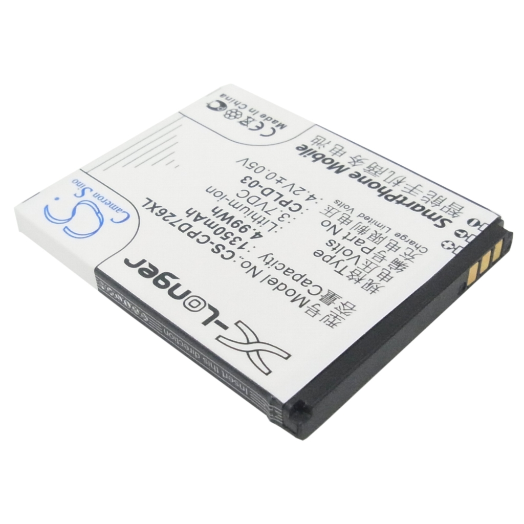 CS-CPD726XL vedere în unghi cu 3 contacte pogo-pin aurii pe margine