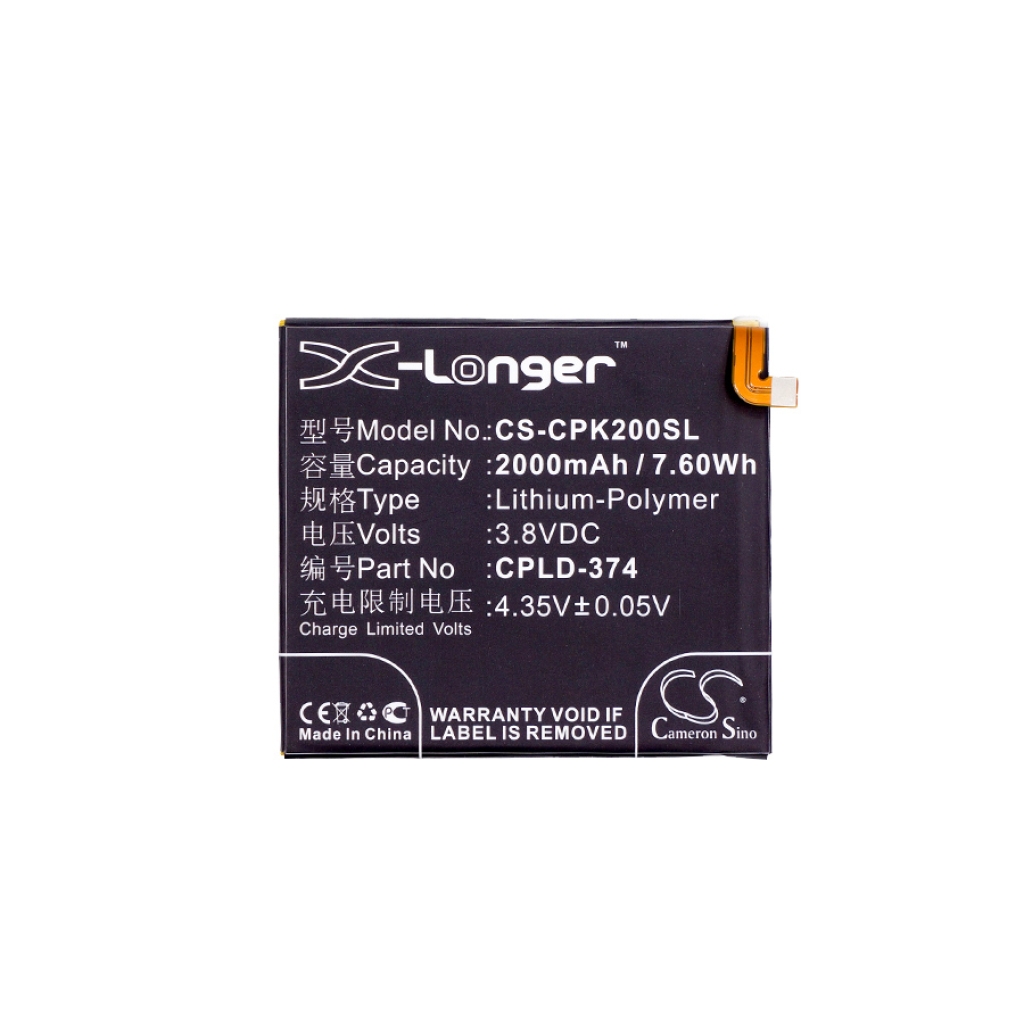 Înlocuire compatibilă pentru bateria Coolpad CPLD-374