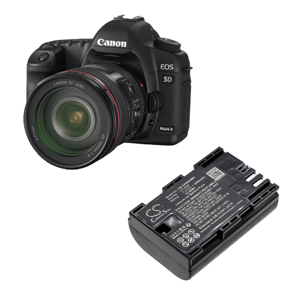 Battery Replaces LP-E6N
