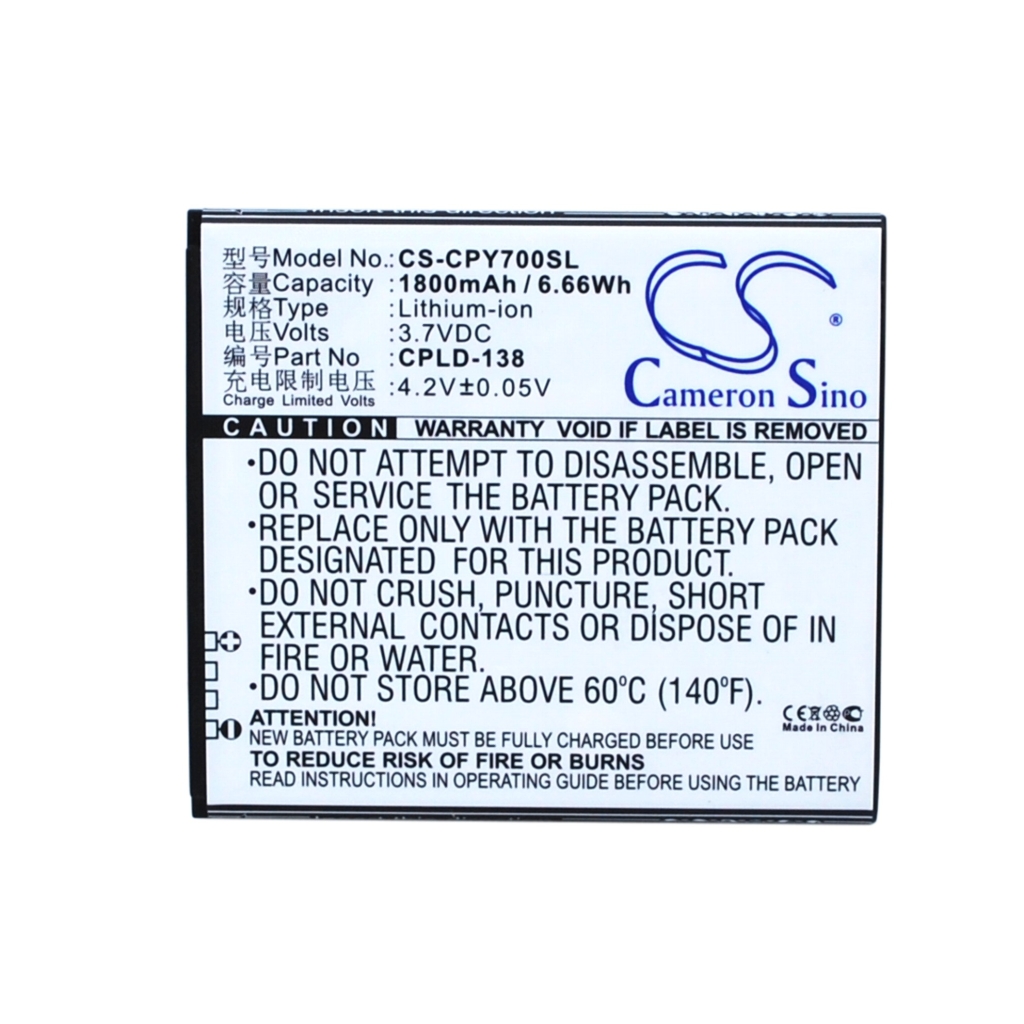 Înlocuire compatibilă pentru bateria Coolpad CPLD-138