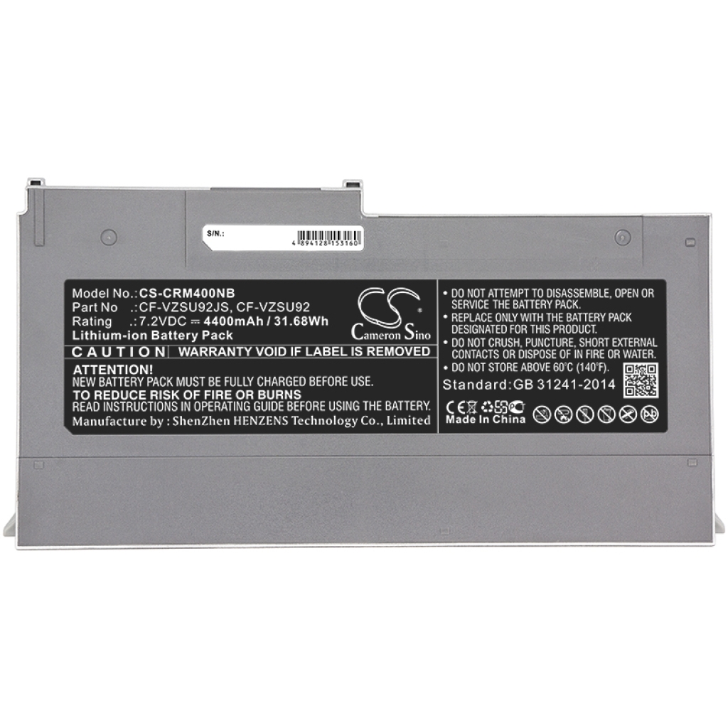 Baterii pentru laptop Panasonic CF-MX5ZFYQR (CS-CRM400NB)