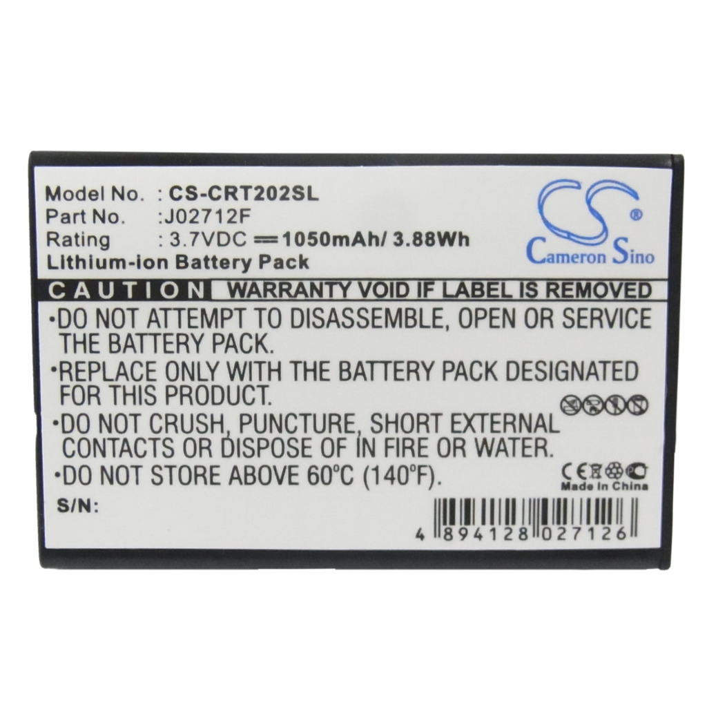 Baterie MP3, MP4, PMP Creative CS-CRT202SL
