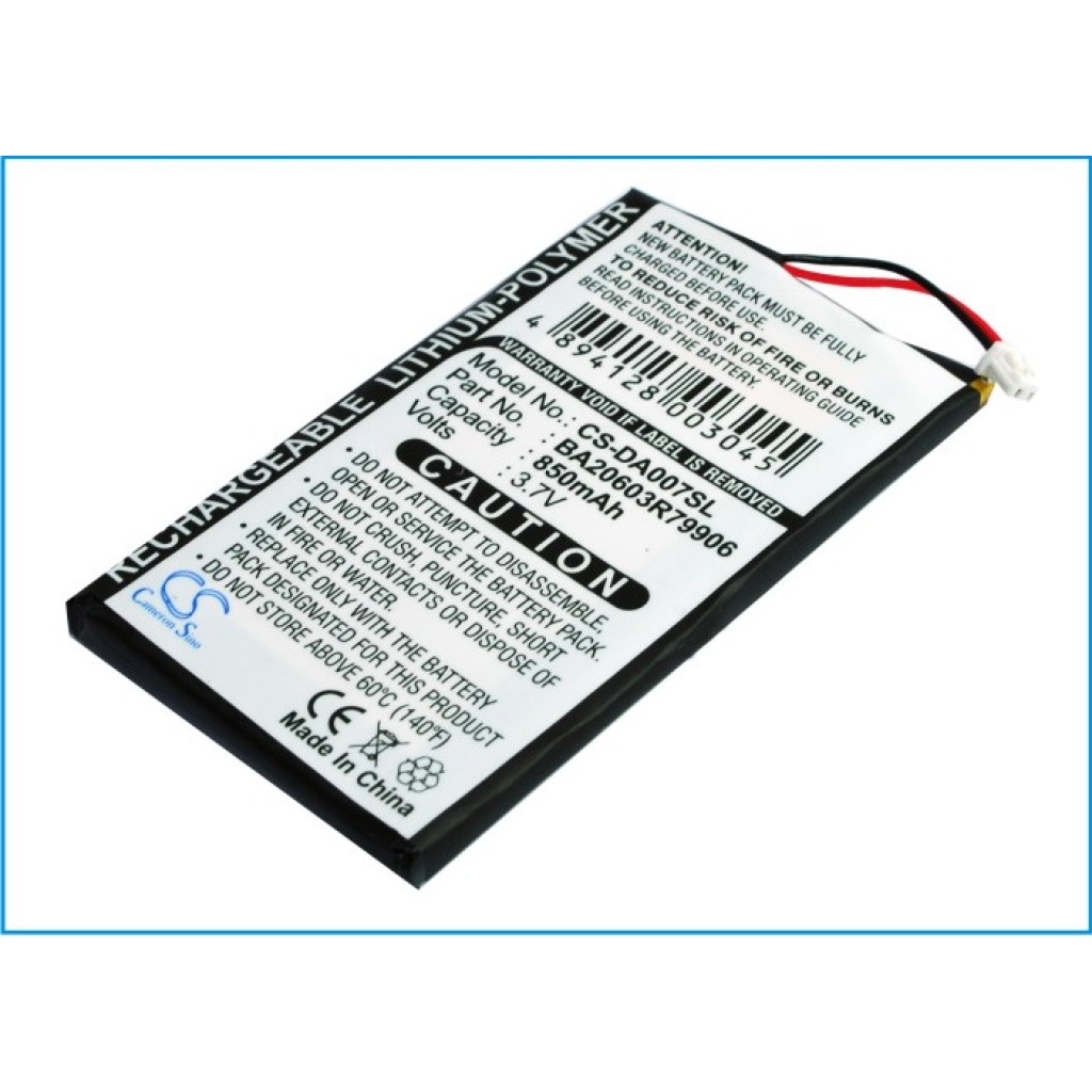 Baterii Baterie MP3, MP4, PMP CS-DA007SL