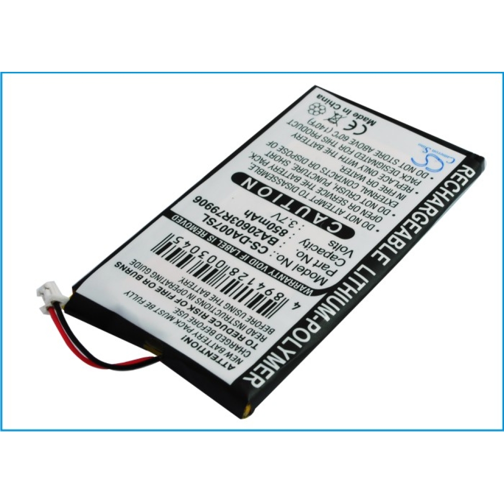 Baterii Baterie MP3, MP4, PMP CS-DA007SL