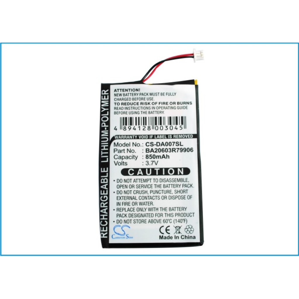 Baterii Baterie MP3, MP4, PMP CS-DA007SL