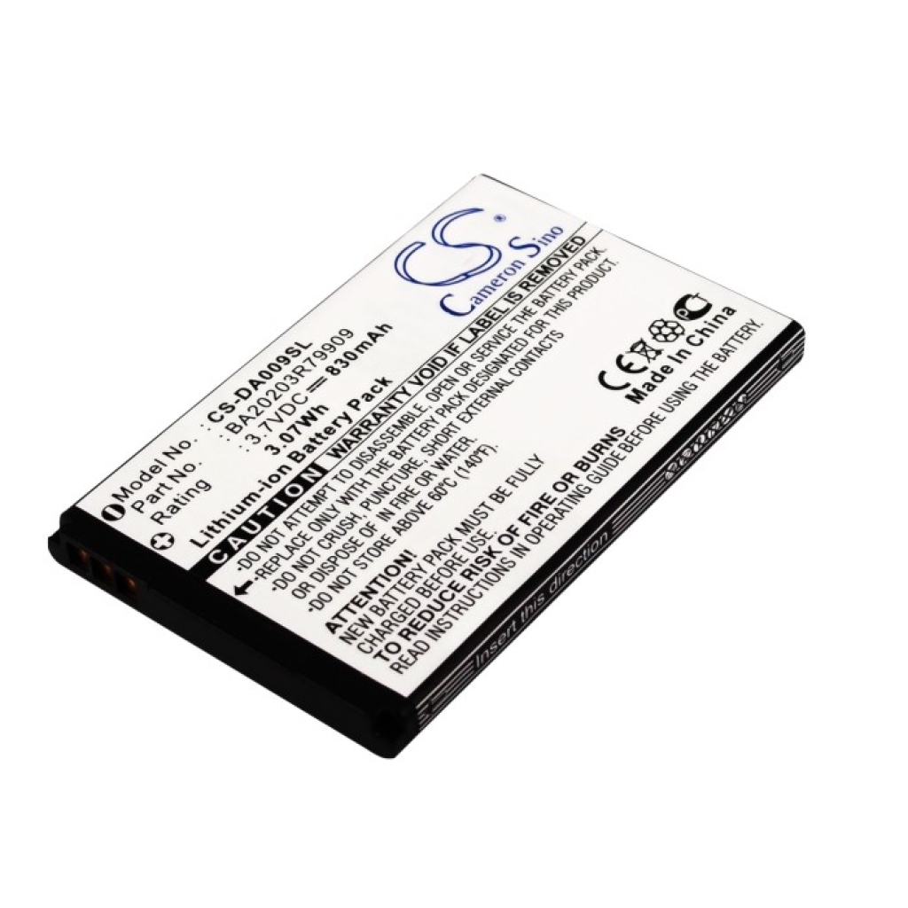 Baterii Baterie MP3, MP4, PMP CS-DA009SL