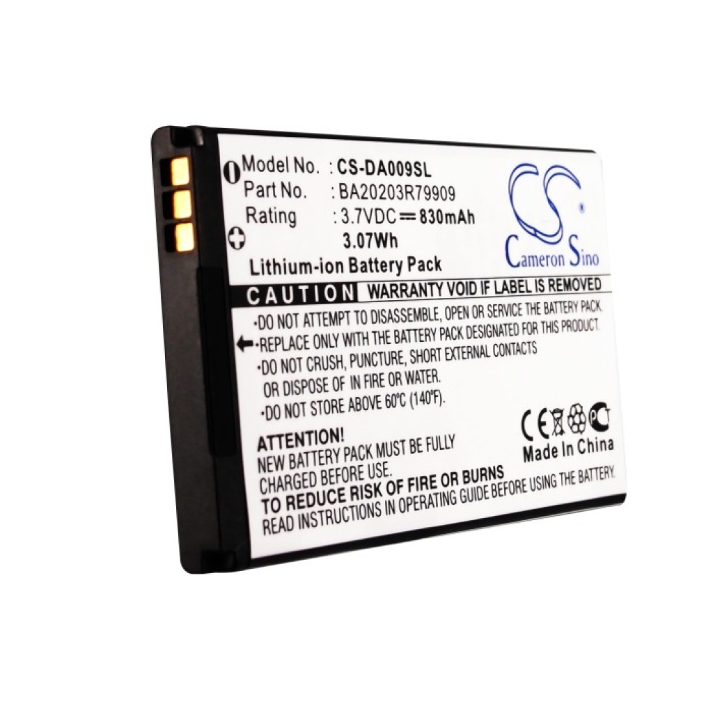 Baterii Baterie MP3, MP4, PMP CS-DA009SL