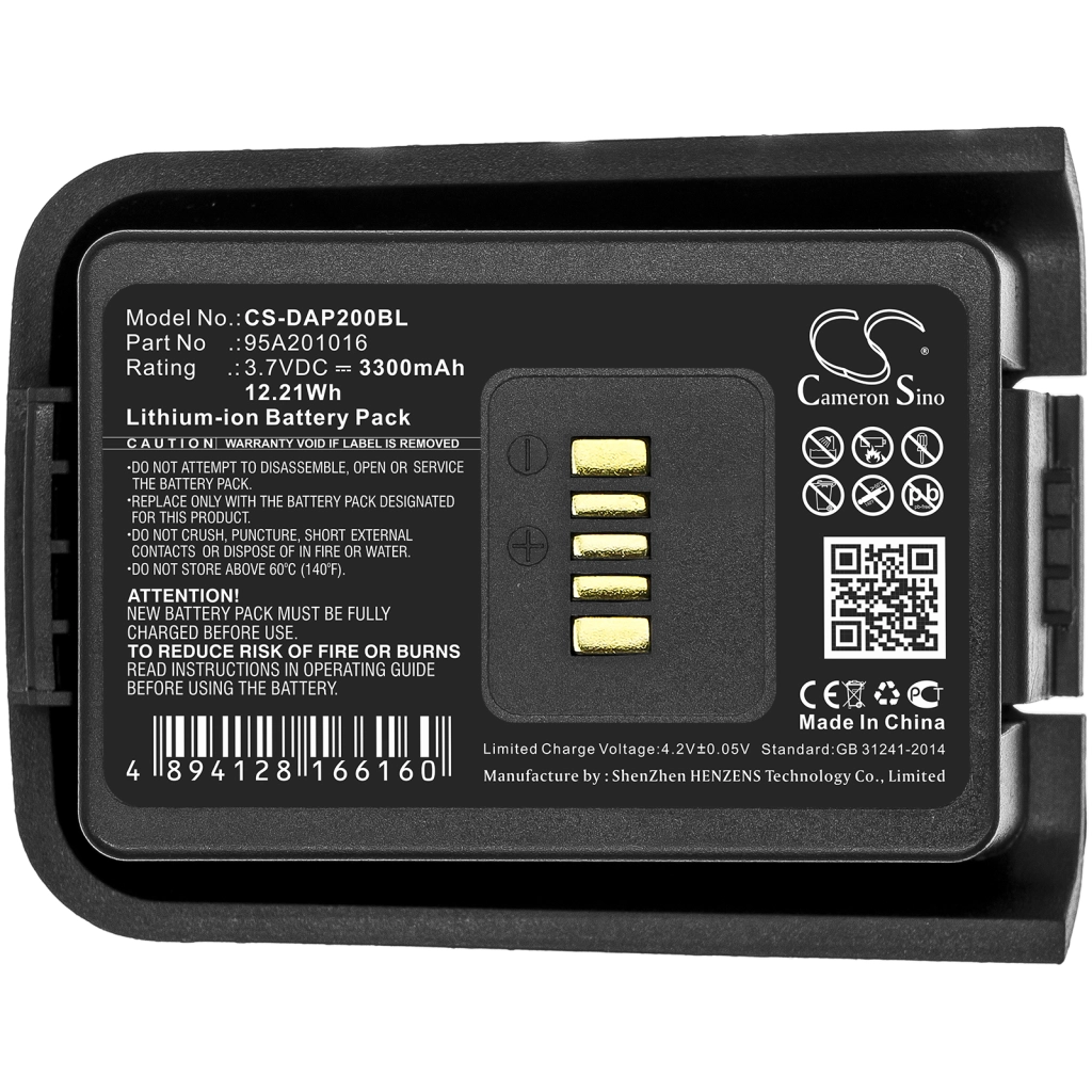 BarCode, Scanner Battery Datalogic CS-DAP200BL