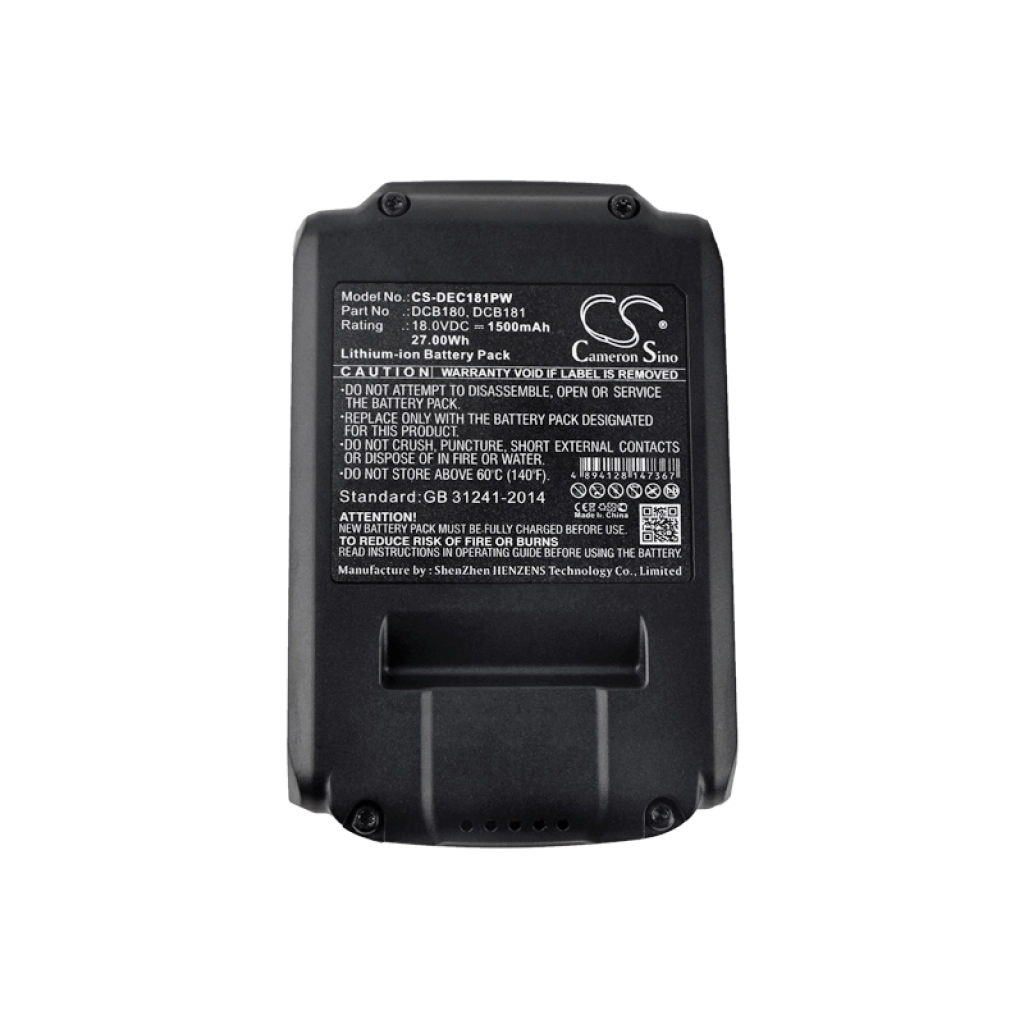 Battery Replaces DCB182-XE