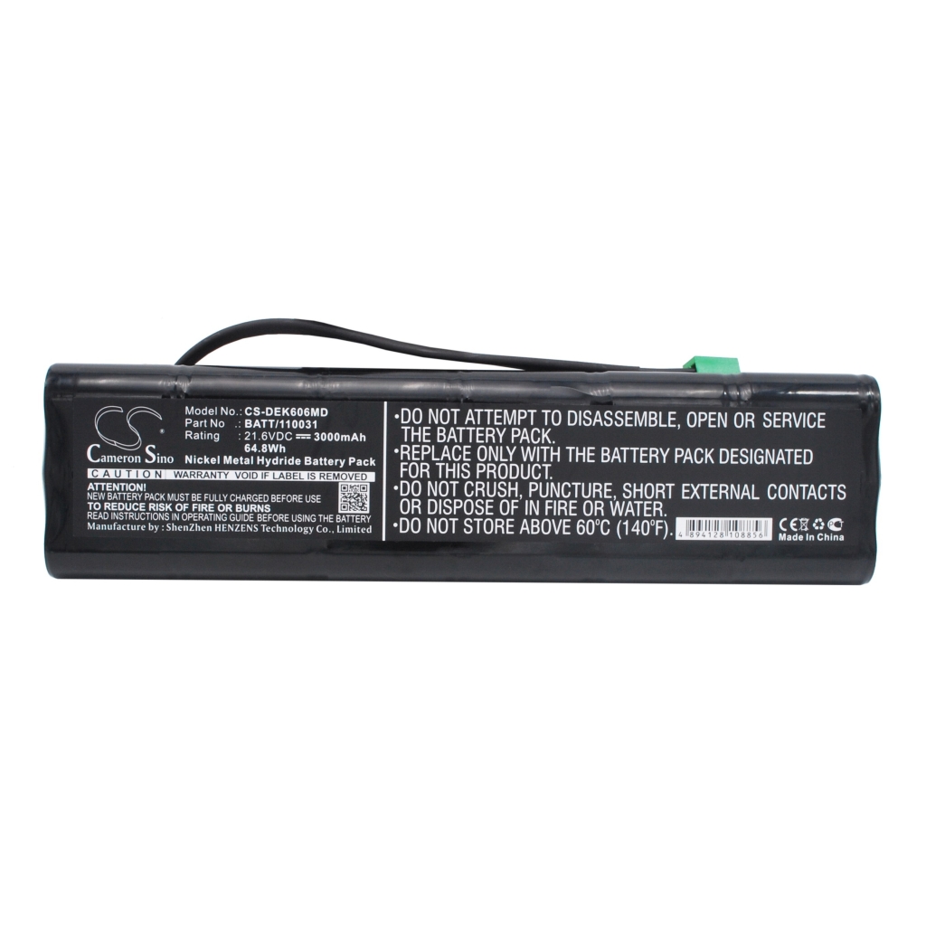 Înlocuire compatibilă pentru bateria Hellige 110031,120031,BATT/110031