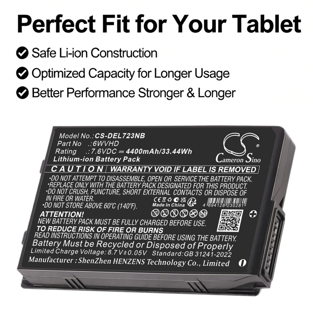Battery compatible with DELL
