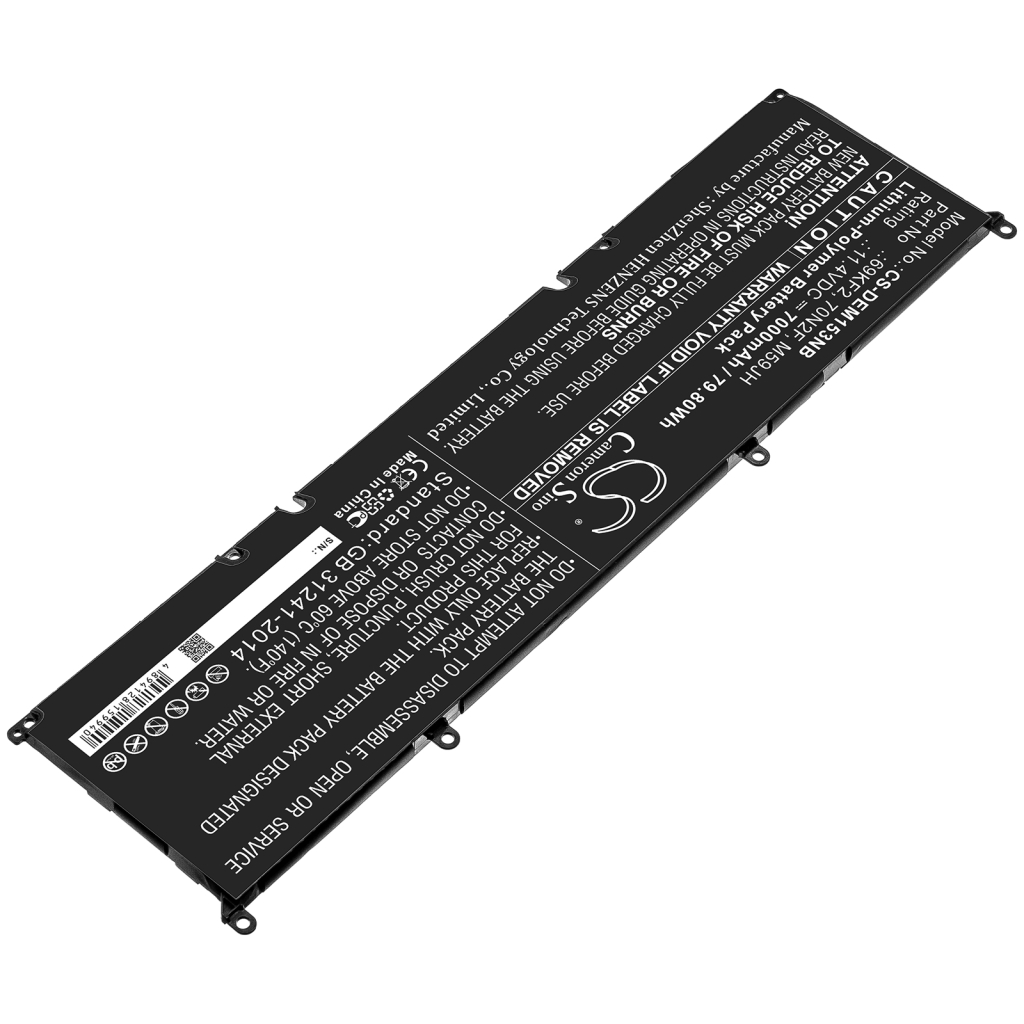 Baterii pentru laptop DELL Precision 5550 P91F (CS-DEM153NB)
